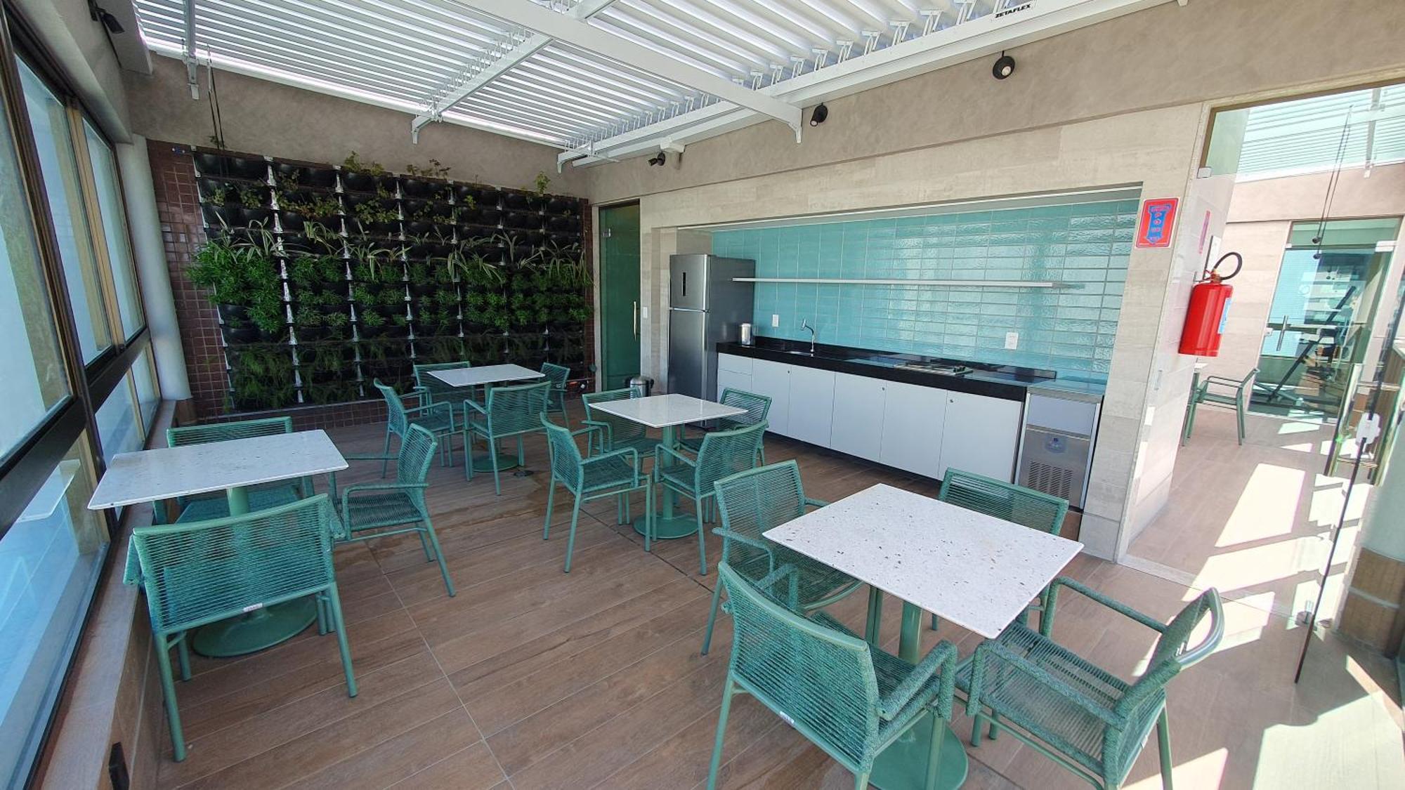 Flat Em Boa Viagem No Rooftop 470 公寓 *