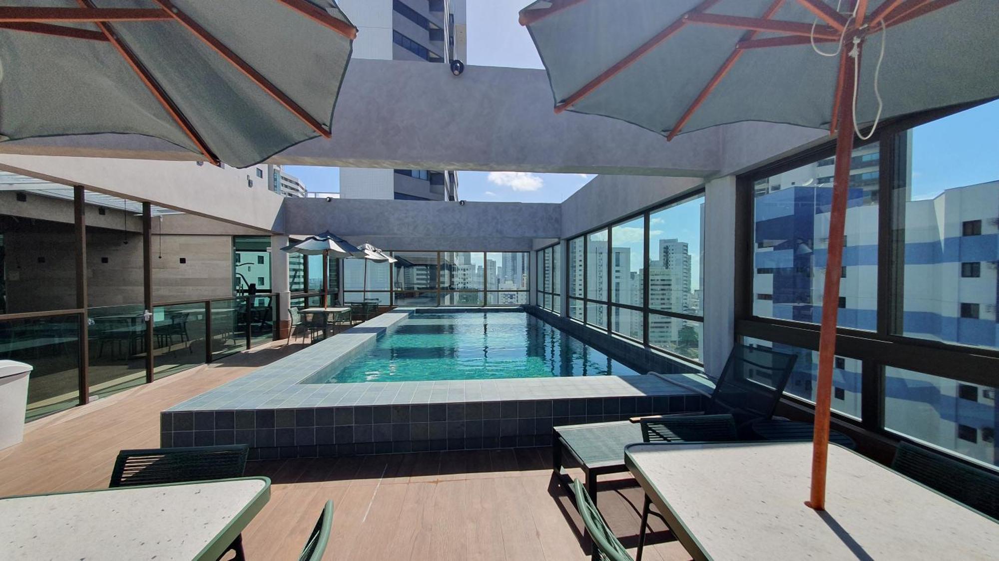 公寓 Flat Em Boa Viagem No Rooftop 470 Recife