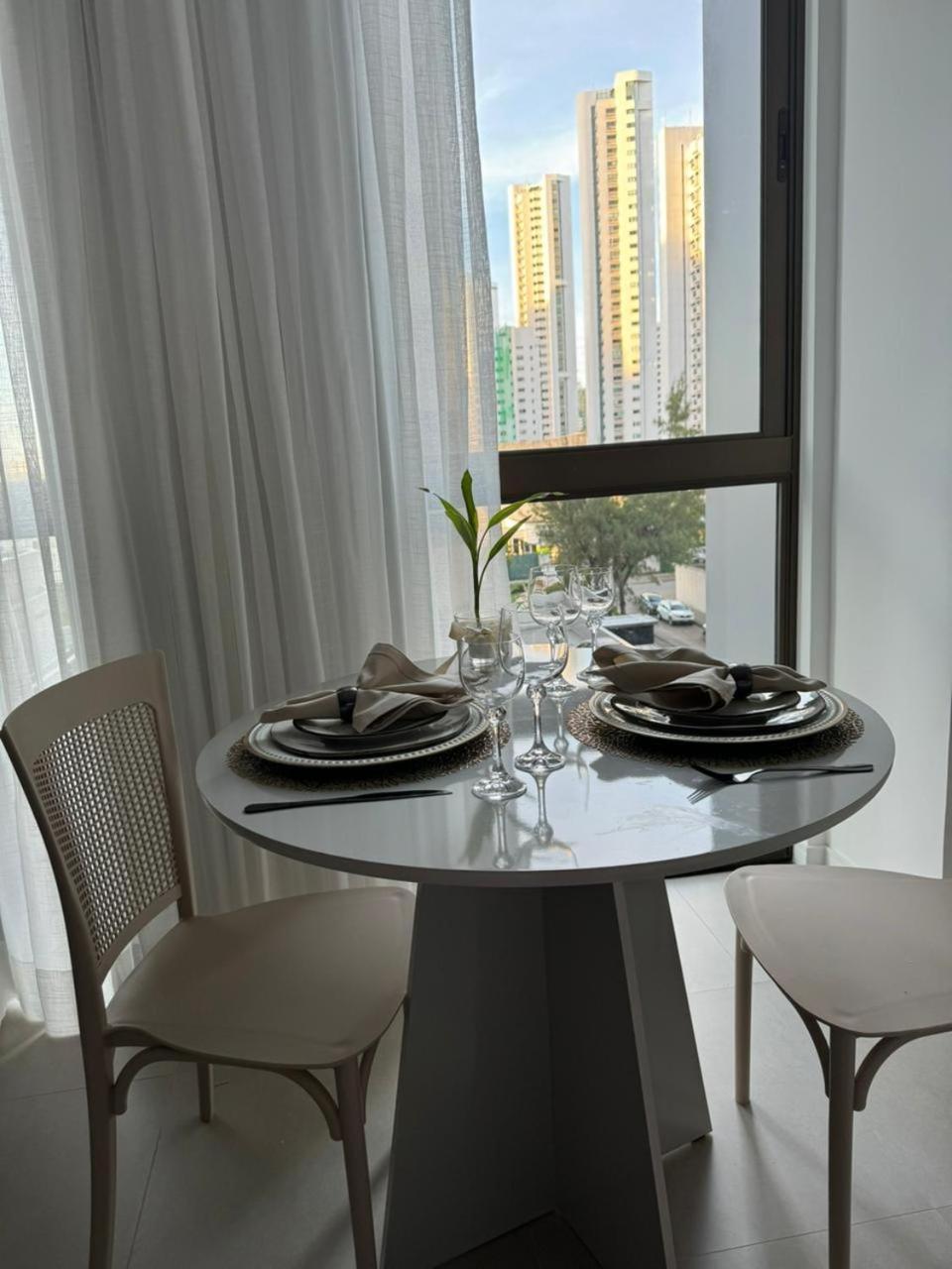 Flat Em Boa Viagem No Rooftop 470 公寓 *